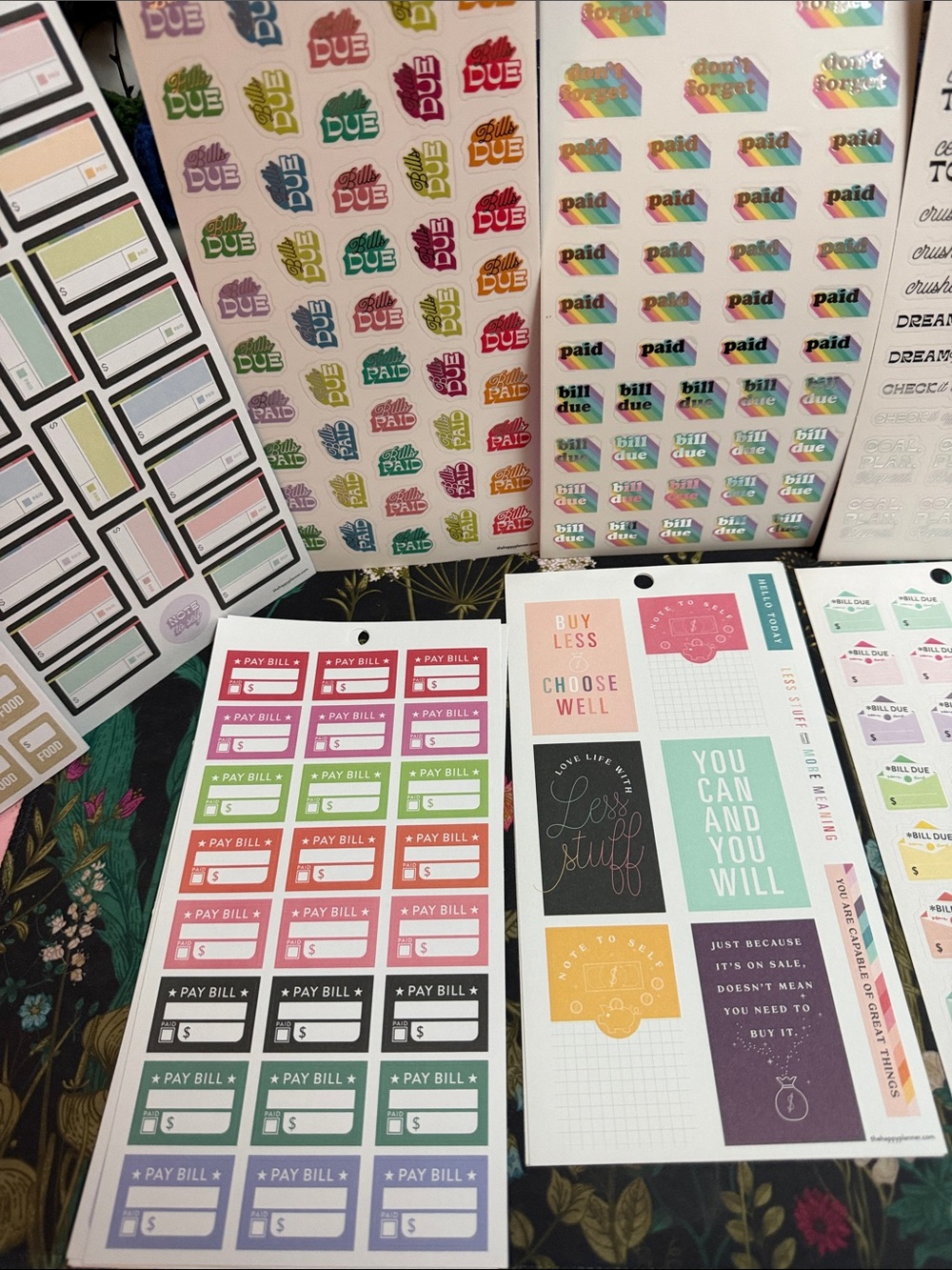 Happy Planner - Budget themed random sticker bundle - SEE PICS - Picture 5 of 13